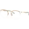 Image de Ray - Ban Unisex Ray - Ban RX7553 3217 Montures optiques Métal Or Transparent Ronde Normale