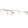 Image de Ray - Ban Unisex Ray - Ban RX7553 3218 Montures optiques Métal Or Transparent Ronde Normale