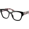 Image de Prada Femme Prada PR C06V 28F1O1 Montures optiques Acétate Noir Ronde Normale