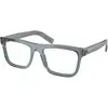 Image de Prada Homme Prada PR C03V 17T1O1 Montures optiques Acétate Bleu Pillow Normale