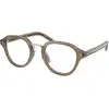 Image de Prada Homme Prada PR C05V 18T1O1 Montures optiques Acétate Marron Pantos Normale