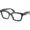 Image de Prada Femme Prada PR C08V 16K1O1 Montures optiques Acétate Noir Géométrique Normale