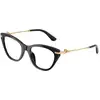 Image de Dolce & Gabbana Femme Dolce & Gabbana DG3428 501 Montures optiques Acétate Noir Papillon Normale