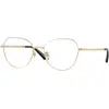 Image de Versace Femme Versace VE1313D 1252 Montures optiques Métal Or Pantos Normale
