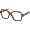 Image de Miu Miu Femme Miu Miu MU 03YV 23H1O1 Montures optiques Acétate Marron Carré Normale