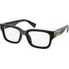 Image de Miu Miu Femme Miu Miu MU 02YV 16K1O1 Montures optiques Acétate Noir Carré Normale