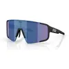 Image de Bliz P003 : Petites lunettes de soleil transparentes grises avec miroirs bleus / Protection CAT3. Transparentes grises avec miroirs bleus / Protection CAT3