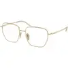 Image de Prada Femme Prada PR C51VD ZVN1O1 Montures optiques Métal Or Carré Normale