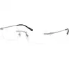 Image de Ray - Ban Unisex Ray - Ban RX8781D 1000 Montures optiques Titane Gris Transparent Carré Normale