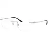Image de Ray - Ban Unisex Ray - Ban RX8783D 1002 Montures optiques Titane Argent Transparent Carré Normale