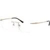 Image de Ray - Ban Unisex Ray - Ban RX8783D 1248 Montures optiques Titane Or Transparent Carré Normale