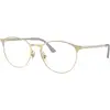 Image de Ray - Ban Unisex Ray - Ban RX6375 2993 Montures optiques Métal Or Transparent Pantos Normale