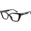 Image de Emporio Armani Femme Emporio Armani EA3273U 5017 Montures optiques Acétate Noir Cat Eye Normale