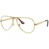 Image de Ray - Ban Unisex Ray - Ban RX3925V AVIATOR MAX 2500 Montures optiques Métal Or Transparent Pilote Normale