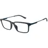Image de Emporio Armani Homme Emporio Armani EA3268U 6185 Montures optiques Injecté Bleu Carré Normale