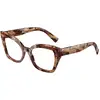 Image de Dolce & Gabbana Femme Dolce & Gabbana DG3386 3462 Montures optiques Acétate Marron Papillon Normale