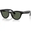 Image de Ray-ban Skyler Meta Gen 2 Lunettes de soleil Noir G15 Green / 52 Hommes,Femmes Noir G15 Green