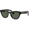 Image de Ray - Ban Unisex Ray - Ban Meta RW4014 Skyler 601/71 - GEN 2 Lunettes de soleil Injecté Noir Vert G15 Géométrique Normale
