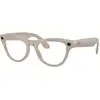 Image de Ray - Ban Unisex Ray - Ban Meta RW4014 Skyler 6700MF - GEN 2 Lunettes de soleil Injecté Gris Transparent Géométrique Transitions Photochromatique