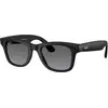 Image de Ray - Ban Unisex Ray - Ban Meta RW4012 Wayfarer 601ST3 - GEN 2 Lunettes de soleil Injecté Noir Gris Carré Polarisé Ombré