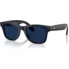 Image de Ray-ban Wayfarer Meta Gen 2 Lunettes de soleil photochromiques Noir Transitions Sapphire/CAT1-3 / 50 Hommes,Femmes Noir Transitions Sapphire/CAT1-3