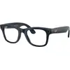 Image de Ray - Ban Unisex Ray - Ban Meta RW4012 Wayfarer 6628MF - GEN 2 Lunettes de soleil Injecté Bleu Transparent Carré Transitions Photochromatique