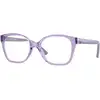 Image de VOGUE EYEWEAR Enfant VOGUE EYEWEAR VY2045 3276 Montures optiques Nylon Violet Transparent Papillon Normale