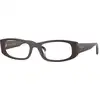 Image de VOGUE EYEWEAR Femme VOGUE EYEWEAR VO5699U 3269 Montures optiques Acétate Marron Transparent Pillow Normale