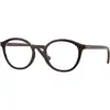 Image de VOGUE EYEWEAR Enfant VOGUE EYEWEAR VY2044 3270 Montures optiques Nylon Rouge Transparent Pantos Normale