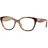 Image de VOGUE EYEWEAR Femme VOGUE EYEWEAR VO5712 W656 Montures optiques Nylon Marron Transparent Pantos Normale