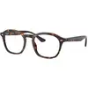 Image de Ray - Ban Unisex Ray - Ban RX5451 2012 Montures optiques Acétate Tortue Transparent Carré Normale