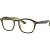 Image de Ray - Ban Unisex Ray - Ban RX5451 8487 Montures optiques Acétate Tortue Transparent Carré Normale