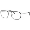 Image de Ray - Ban Unisex Ray - Ban RX6548 3016 Montures optiques Métal Bleu Transparent Carré Normale