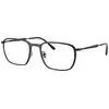 Image de Ray - Ban Unisex Ray - Ban RX6549 2509 Montures optiques Métal Noir Transparent Carré Normale