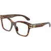 Image de Dolce & Gabbana Femme Dolce & Gabbana DG3419 3470 Montures optiques Acétate Marron Transparent Carré Normale