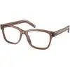 Image de Prada Homme Prada PR B10V 28I1O1 Montures optiques Acétate Transparent Transparent Carré Normale