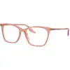 Image de Ray - Ban Femme Ray - Ban RX5422 8503 Montures optiques Acétate Rose Transparent Cat Eye Normale