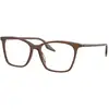 Image de Ray - Ban Femme Ray - Ban RX5422 8504 Montures optiques Acétate Marron Transparent Cat Eye Normale