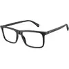 Image de Emporio Armani Homme Emporio Armani EA3288 5001 Montures optiques Acétate Noir Transparent Carré Normale