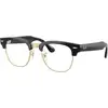 Image de Ray - Ban Unisex Ray - Ban RW7004 Ray-Ban Meta Audio Clubmaster 601/1M Lunettes intelligentes Injecté Noir Carré Photochromique