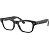 Image de Ray - Ban Unisex Ray - Ban RW7005 Ray-Ban Meta Audio Burbank 601/1Z Lunettes intelligentes Injecté Noir Gris Carré Photochromique