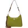 Image de U.S. POLO ASSN. sac à épaule bandoulière sac à épaule Houston Hobo Bag Green / Tan vert clair