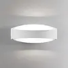 Image de Bridge Applique murale LED minimaliste en aluminium blanc mat, design moderne 24,5 cm, 7,2W 3000K, éclairage intérieur de haute qualité