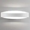 Image de Bridge Applique LED moderne en aluminium blanc mat 18W 3000K, design élégant pour éclairage d'intérieur, dimensions 44x10x11 cm