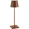 Image de Lampe Led Poldina Pro Corten Rechargeable Ip65 Usage Extérieur, Dimmable Avec Autonomie Jusqu'À 12 Heures