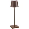Image de Zafferano - Lampe Led Poldina Pro Corten Rechargeable Ip65 Usage Extérieur, Dimmable Avec Autonomie Jusqu'à 12 Heures