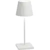 Image de Lampe De Table Led Rechargeable Et Dimmable Poldina Pro Mini White Avec Une Autonomie Allant Jusqu'À 12 Heures