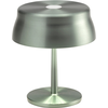 Image de Lampe de table Sister Light mini, de la marque Zafferano, alimentée par batterie, de couleur verte, diamètre 150 mm