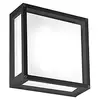 Image de Applique et Plafonnier LED 20W IP54 3000K Aluminium Gris Foncé 25x25x9,5 cm, Design Moderne Intérieur et Extérieur de Haute Qualité