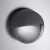 Image de Applique Led Bottom Pour Extérieur Et Intérieur En Aluminium Moulé Sous Pression Gris Foncé, 4.5W, Ip54, Design Moderne Et Compact Diamètre 10 Cm